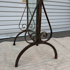 アンティーク調　姿見　全身鏡　ローズ　アイアン　インテリア　ヴィンテージの画像