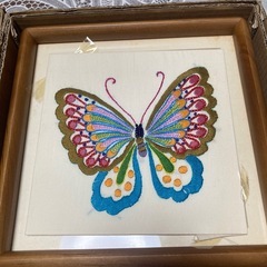刺繍　額縁の画像