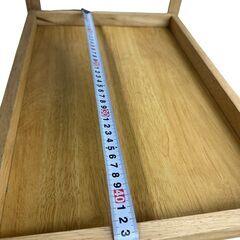 20752-2 ヤマソロ キッチンワゴン 3段 中板高さ調整可能 キャスター1か所破損ありの画像