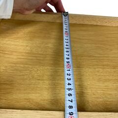 20752-2 ヤマソロ キッチンワゴン 3段 中板高さ調整可能 キャスター1か所破損ありの画像