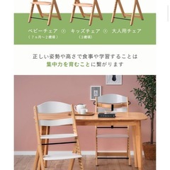【新品・組立お渡し】 高さ調節可能 ベビーチェア ベビーチェアー ハイチェアーの画像