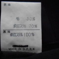 中古　スーツ　濃紺　目立たないストライプ　薄手　Ａ４　の画像