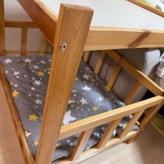 ペットベッド 木製の画像