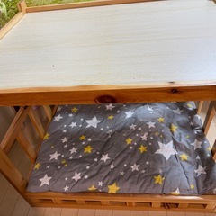 ペットベッド 木製の画像