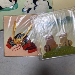 色紙　たくさんの作品の画像