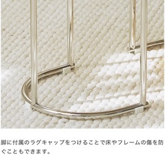 ガラステーブル ローテーブル 80cm(美品)の画像