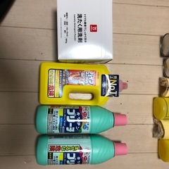 ゴキジェット アースジェット コバエホイホイ 車の水取りクロス 洗濯用洗剤 パイプユニッシュ キッチンブリーチの画像