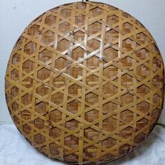 大きな竹ざる③！の画像