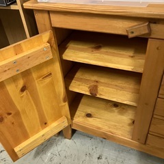 ロ2511-375 木製 キャビネット インテリア 中古 キズあり の画像