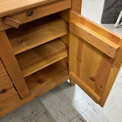 ロ2511-375 木製 キャビネット インテリア 中古 キズあり の画像