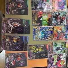 仮面ライダーカード引退品の画像