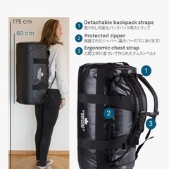 バッグ　60リットルの画像