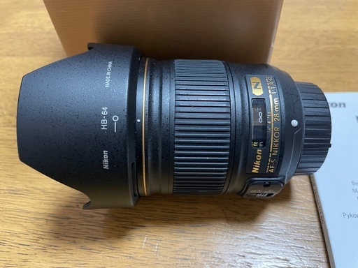 ニコンAF-S NIKKOR 28mm f/1.8 G