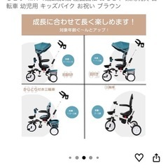 BTM子供用折り畳み三輪車の画像