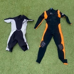 夏用ウェットスーツ2点の画像