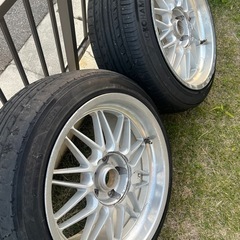 希少☆当時物☆WORK☆深リム☆EFORS☆9.5J 18inch☆クラウン　マーク2　ソアラ　スープラ　スカイライン　シルビア　走り屋　JDMの画像