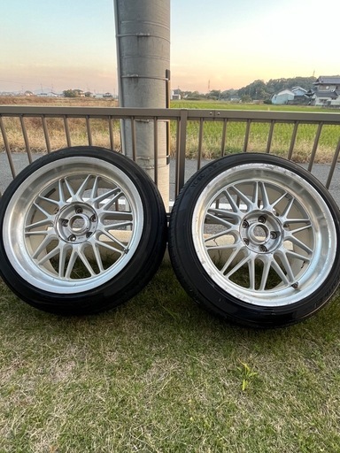 希少☆当時物☆WORK☆深リム☆EFORS☆9.5J 18inch☆クラウン　マーク2　ソアラ　スープラ　スカイライン　シルビア　走り屋　JDM