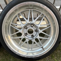 希少☆当時物☆WORK☆深リム☆EFORS☆9.5J 18inch☆クラウン　マーク2　ソアラ　スープラ　スカイライン　シルビア　走り屋　JDMの画像