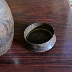 「話し中」アンティーク本桑茶筒の画像