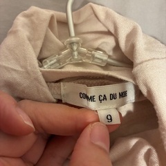 COMME CA DU MODE ベビーピンク ハイネックの画像