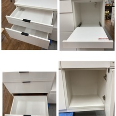 ジモティー限定価格！S101 ⭐ NITORI ニトリ キッチンボード ３枚扉 ETONA エトナ 幅105cm USEDの画像