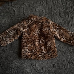 ヒョウ柄コート　90の画像