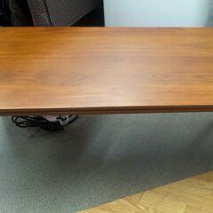 フラットヒーターテーブル 家具調こたつ 幅120㎝ 高さ38㎝ 天然木 2015年製 折りたたみタイプ 座卓 西岡店の画像