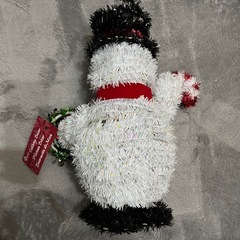 雪だるま型クリスマス装飾の画像