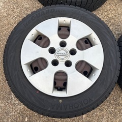 日産用 185/65R15スタッドレスタイヤ 鉄ホイール付き4本セット 冬用の画像