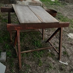 鉄　ウマ　作業台　2つセット　大工道具　軽量の画像