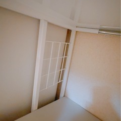 11/21まで！取引者きめます！コメントください！横に伸縮する棚　白【12月13.14日に取引希望】の画像