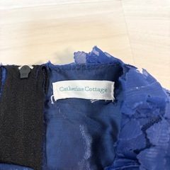 【美品】キャサリンコテージ ネイビーブルーベビードレス 90cm フォーマル　キッズドレスの画像