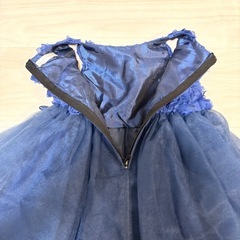 【美品】キャサリンコテージ ネイビーブルーベビードレス 90cm フォーマル　キッズドレスの画像