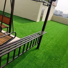 【新品】人工芝 ロール  0.5mx10m リアル感 芝丈40mm 高耐久 透水タイプ 防草シート の画像
