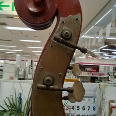 リユースのサカイ栃木店★ジモティ割あり★ Cremona コントラバス※ジャンク品※ キャメル W70×D31×H184 クリーニング済み TC11614の画像