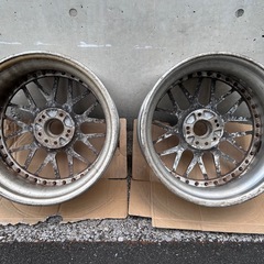 さすがに希少 WORK VS-MX 18インチ 9J＋38 PCD114.3 メッシュ 絶版 当時物の画像