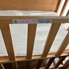 ベビーベッド_スリーピー_5way_石崎家具_マットレスなど一式付きの画像