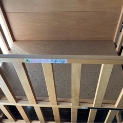 ベビーベッド_スリーピー_5way_石崎家具_マットレスなど一式付きの画像