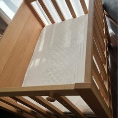 ベビーベッド_スリーピー_5way_石崎家具_マットレスなど一式付きの画像