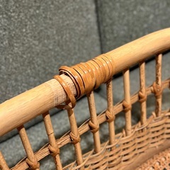 ラタン 籐 竹 バンブー かご バスケット 脱衣かご 収納 ナチュラル インテリア アジアン家具 籐家具 rattan basket bamboo natural interior の画像