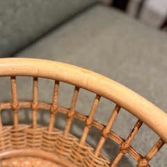 ラタン 籐 竹 バンブー かご バスケット 脱衣かご 収納 ナチュラル インテリア アジアン家具 籐家具 rattan basket bamboo natural interior の画像