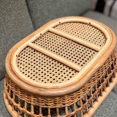 ラタン 籐 竹 バンブー かご バスケット 脱衣かご 収納 ナチュラル インテリア アジアン家具 籐家具 rattan basket bamboo natural interior の画像