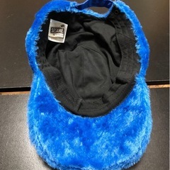 極美品⭐️クッキーモンスター　モコモコキャップ　　の画像