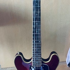 お話し中　セミアコギターの画像
