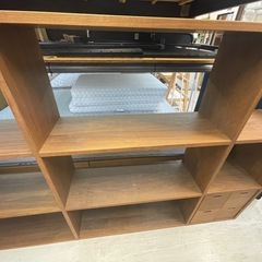 【リサイクルサービス八光】幅200㎝　無印良品　スタッキングシェルフの画像