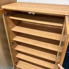 ロ2511-378 木製キャビネット 中古美品 5段の画像