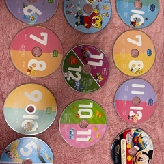 しまじろう、ディズニー英語のDVD20枚の画像