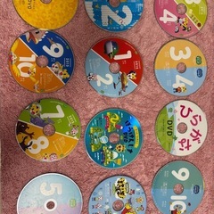 しまじろう、ディズニー英語のDVD20枚の画像