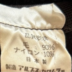冬用帽子　レディース　黒の画像