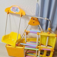 おりたたみキッズパークEX　ブランコ鉄棒の画像